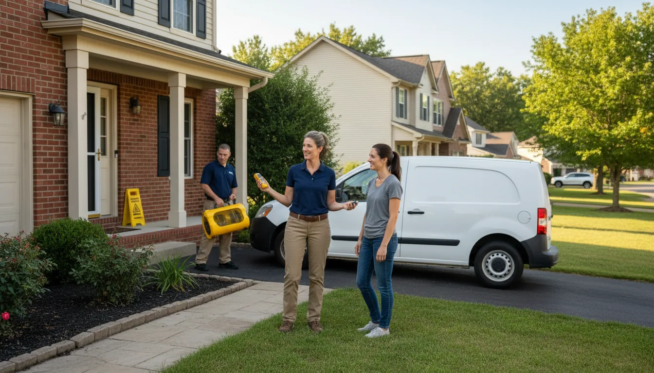 Residential water damage restoration in Teton Village, WY